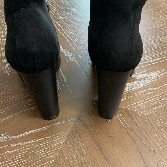 Cape Robbin black platform chunky boot - Picture 6 of 17